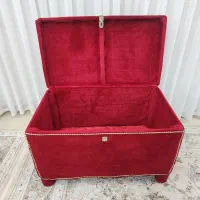 صدوق مخمل قدیمی|صنایع دستی و سایر لوازم تزئینی|قم, حاج زینل|دیوار