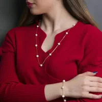 کالکشن لوکس روز دختر/بدلیجات طرح طلا