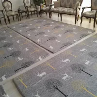 دوخت رو‌فرشی باپارچه نخی سبک قالب به فرش|روفرشی|تبریز, |دیوار