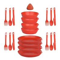 ست ظروف 4 نفره (21 تکه) لایف کمپ