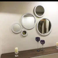 آینه دکوراتیو 5 تیکه|آینه|تبریز, |دیوار