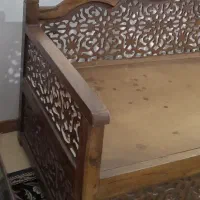 تخت باغی چوب گردو|صندلی و نیمکت|فولادشهر, مسکن مهر فولادشهر|دیوار