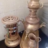 سماورزغالی وچراغ نفتی