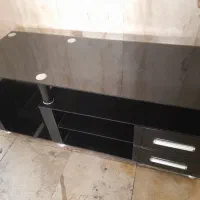 میز تلویزیون شیشه ای