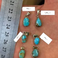 پلاک و دستبند نقره فیروزه|جواهرات|کرمانشاه, |دیوار