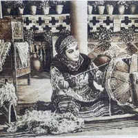 تابلو فرش دستباف چله ابریشم مارکدار۹۰در۶۰ سنتی|تابلو فرش|تهران, ستارخان|دیوار