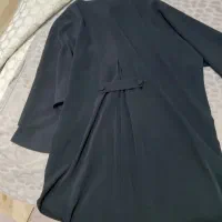 مانتو  مشکی جنس کریشه