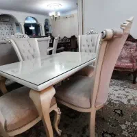 میز ناهارخوری چوبی راش|میز و صندلی غذاخوری|اشتهارد, |دیوار