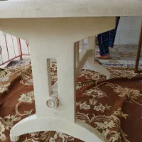 میز بیضی شکل شش نفره قدیمی بسیارمحکم