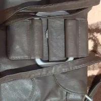 کیف روشانه ای چرم اصل