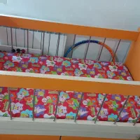 تخت کودک رنگ اسپرت،مناسب دختریاپسرتا۸سال،بدون تشک|تخت و سرویس خواب|پاکدشت, شهرک امام رضا|دیوار