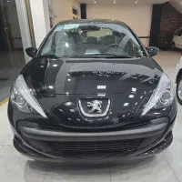 207 مشکی آبنوس سقف فلز صفر