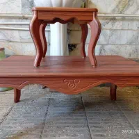 میز جلو مبلی چوبی کاور وکیوم