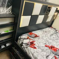 تخت دونفره سفارشی با تشک رویال|تخت و سرویس خواب|تهران, آشتیانی|دیوار