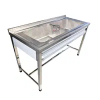 سینک صنعتی کابینتی ۱۲۰،۱۵۰،۱۹۰ سانتی/میزکار استیل|کافیشاپ و رستوران|مشهد, توس (بلوار توس)|دیوار