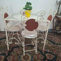 میزناهارخوری ۴نفره|میز و صندلی غذاخوری|بروجرد, |دیوار