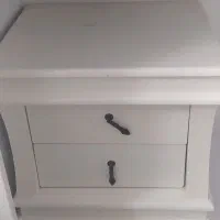 میز ۲ کشو سفید