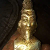 مجسمه آنتیک  برنزی با عیار طلای۴