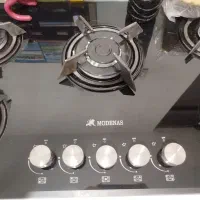 گاز رومیزی شیشه ای نو