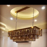 لوستر لاینر طبقاتی پاسارگاد|لوستر و چراغ آویز|مشهد, چهارچشمه|دیوار