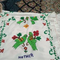 روبالشتی گلدوزی جنس پارچه محکم