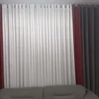 پرده پانچ آماده فقط ۳۰۰ هزارتومن|پرده، رانر، رومیزی|صفادشت, |دیوار