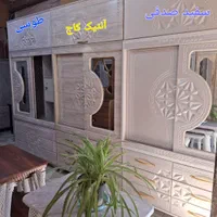 کمد لباس سه تیکه عمق 60سانت درب ریلی