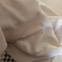 پارچه مانتویی دو متر رنگ کرم