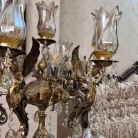 لوستر ایستاده برنجی|لوستر و چراغ آویز|اصفهان, جی شیر|دیوار