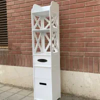 شلف نظمدهنده حمام و دستشویی باکسدار|کتابخانه، شلف، قفسههای دیواری|مشهد, نرگس (شهرک غرب)|دیوار