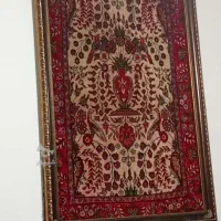 تابلو فرش قجری درباری فرش قدمتش بالاست