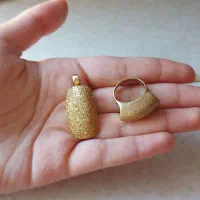 پلاک و انگشتر طلا|جواهرات|اشتهارد, |دیوار