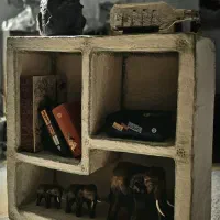 کنسول کتابخانه شمعدان آباژور دیوارکوب مجسمه