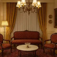 لوستر برنز 9 شاخه کار طوفان|لوستر و چراغ آویز|تهران, ونک|دیوار