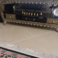 مبل ۷نفره برنز در حدنونونوبه همراه میز تلویزیون|مبلمان خانگی و میز عسلی|پرند, فاز ۳|دیوار