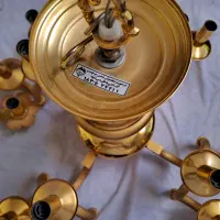 دوعدد لوستر آب طلای کاملا نو وسالم