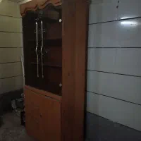 بوفه چوبی و دوچرخه ثابت|بوفه، ویترین، کنسول|اهواز, بهارستان|دیوار