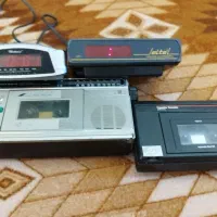 رادیو ضبط و رادیو ساعتی قدیمی