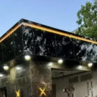 کامپوزیت نما چوب ترمو آلاچیق آتیش کده شاسی کشی
