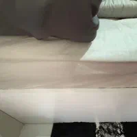 تخت خواب دو نفره مدل باکسی، همراه رو تختی