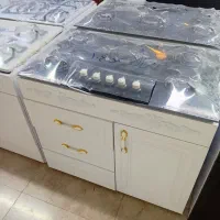 اجاق گاز ام دی اف ۵شعله جنرال استیل و شیشه ای|اجاق گاز و لوازم برقی پختوپز|آستارا, |دیوار