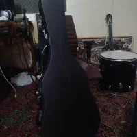 هارد کیس گیتار چرمی قفلی