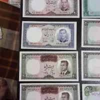 اسکناسهای شاهی جفت وتک بانکی|کلکسیون سکه، تمبر، اسکناس|تهران, سلسبیل|دیوار