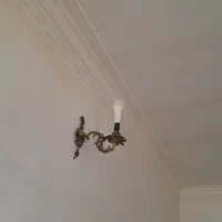 لوستربرنزی دوعددبادیوارکوب|لوستر و چراغ آویز|شازند, |دیوار