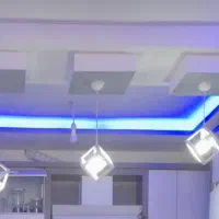 لوستر سه تایی بزرگ و کوچک و متوسط بسیار شیک