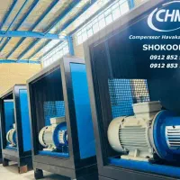 ۱۲۵ اسب ۹۰kwکمپرسور اسکرو مخزن هوا پمپ باد بوستر|ماشینآلات صنعتی|تهران, صادقیه|دیوار