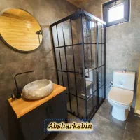 دوردوشی حمام ریلی کابین دوش ترک