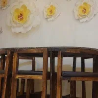 میز ناهار خوری شش نفره چوبی