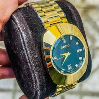 ساعت مردانه رادو تخم مرغی / رنگ ثابت /تقویم دار|ساعت|مشهد, گاز|دیوار