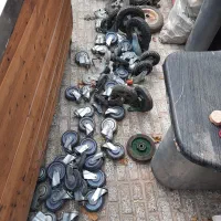 چرخ ورقی صنعتی گردان سایز 10 و 12 النی و پیچی|فروشگاه و مغازه|مشهد, کوشش|دیوار